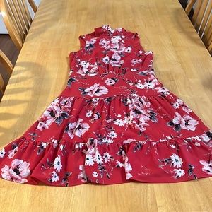 Red floral Elle Dress from Kohl’s. Size small. Like new condition.